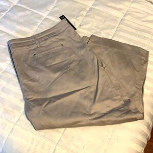 Silver Grey Crop Pants